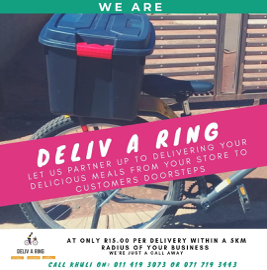 WhatsApp advert of Deliv-A-Ring