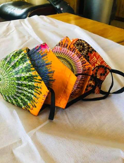 Picture of Josephine Mokgwasa's masks